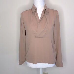 Ladies Brand Tobi Dark Tan Top. XS but Oversized